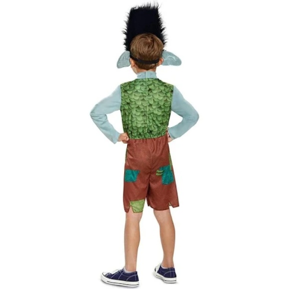 NWT DreamWorks Boys Trolls Branch Classic Costume - Picture 2 of 4